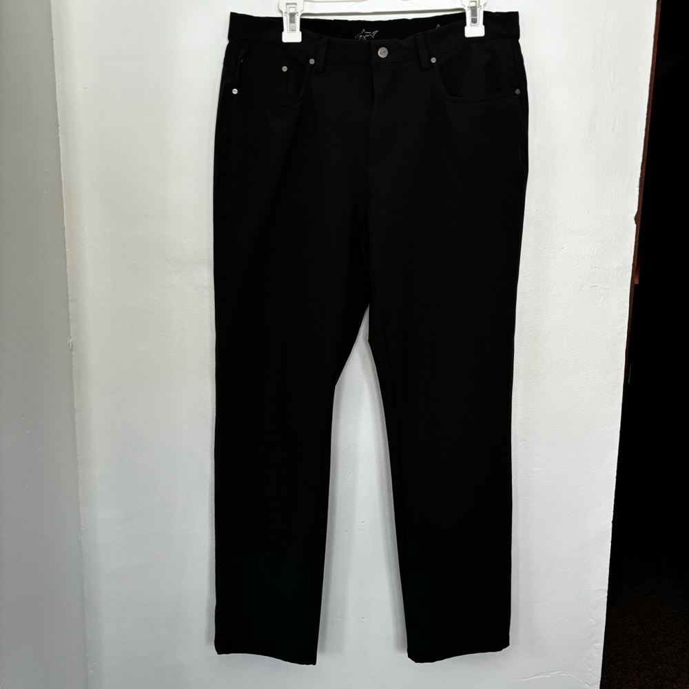 Greg Norman Black Golf Pants Mens Size 34x30